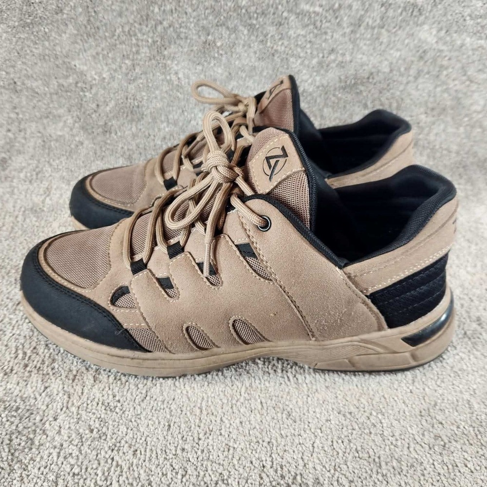 Zeba Hands-Free Sneakers Tan Black Athletic Walking Shoes Mens 13 Wide